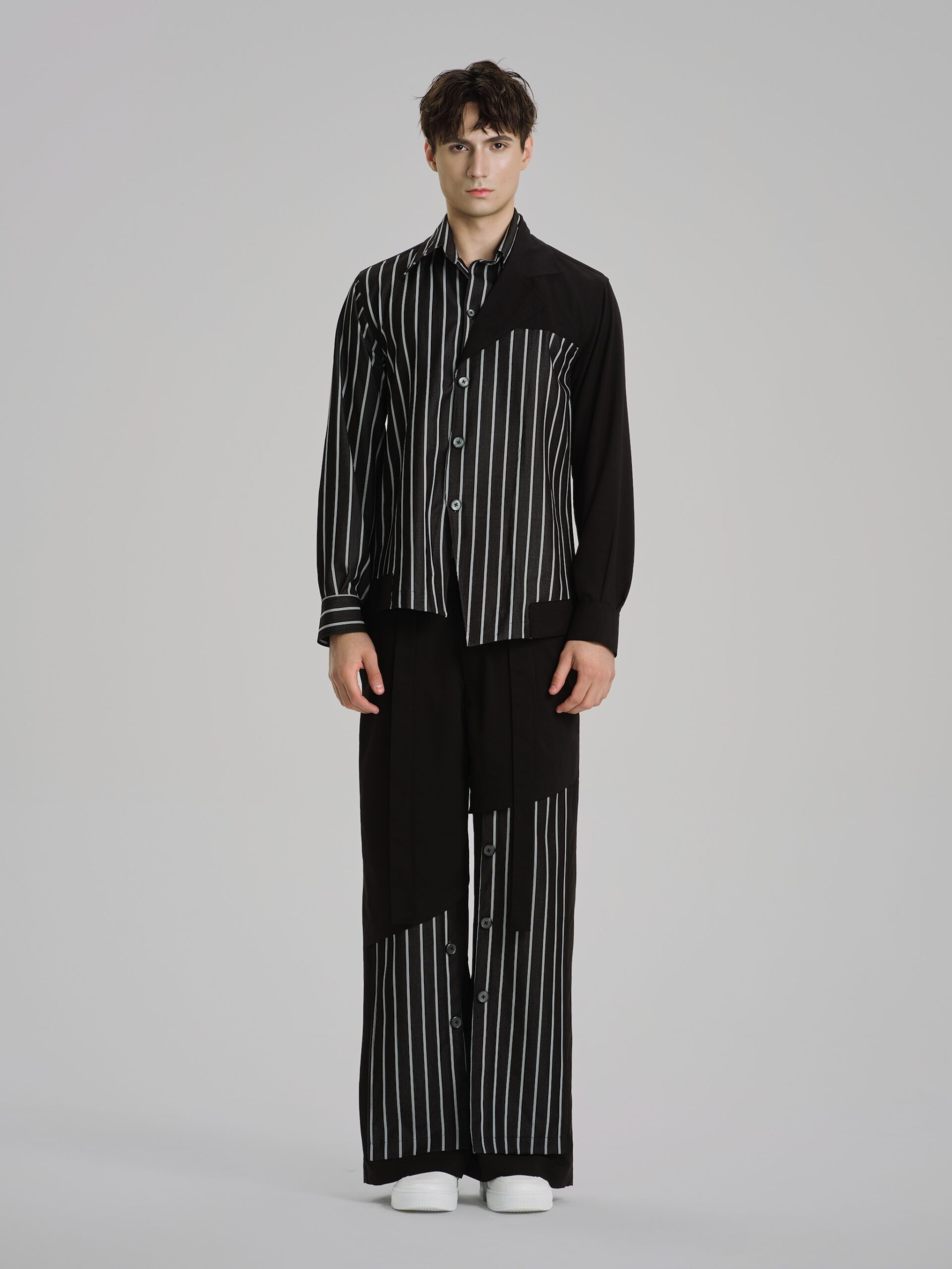 Shadow Stripes Deconstructed Shirt - Hình ảnh 4
