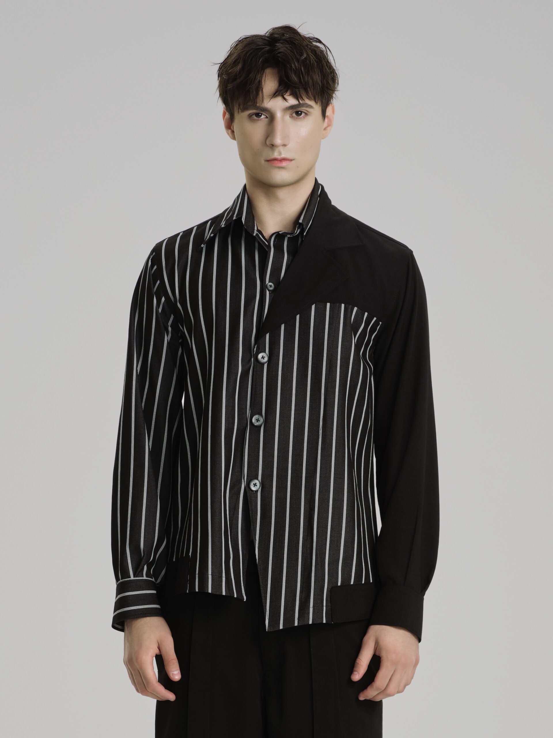 Shadow Stripes Deconstructed Shirt - Hình ảnh 1
