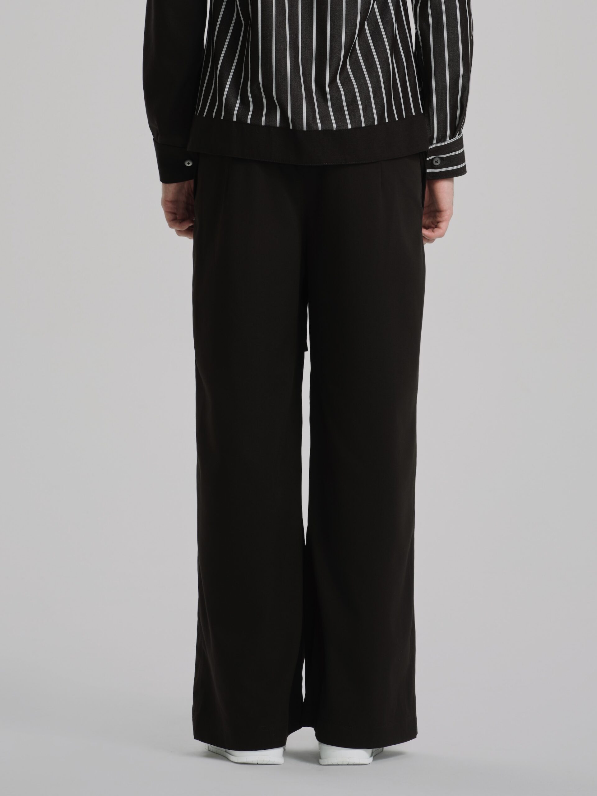 Shadow Stripes Wide Deconstructed Pants - Hình ảnh 3