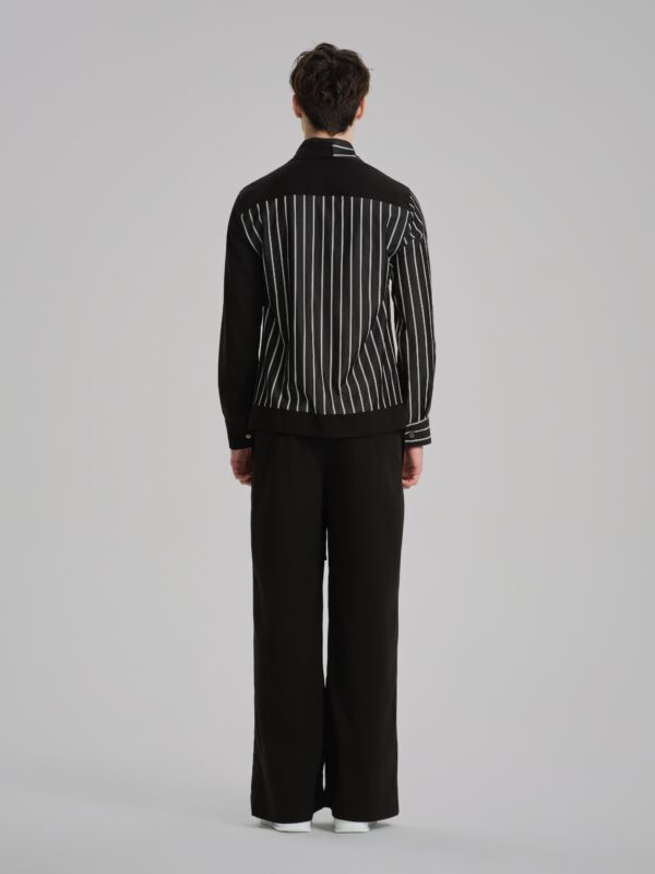 Shadow Stripes Wide Deconstructed Pants - Hình ảnh 7