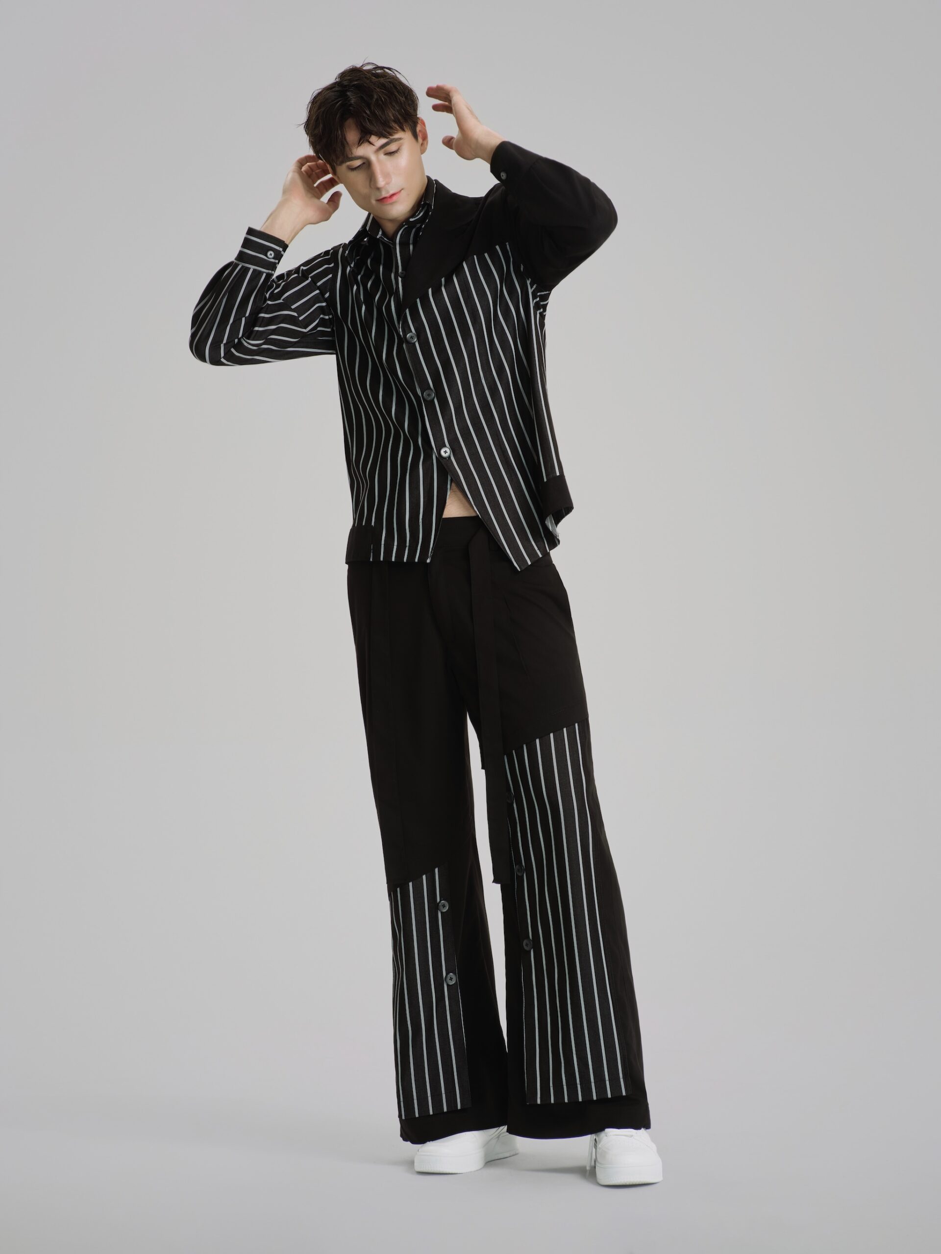 Shadow Stripes Deconstructed Shirt - Hình ảnh 5