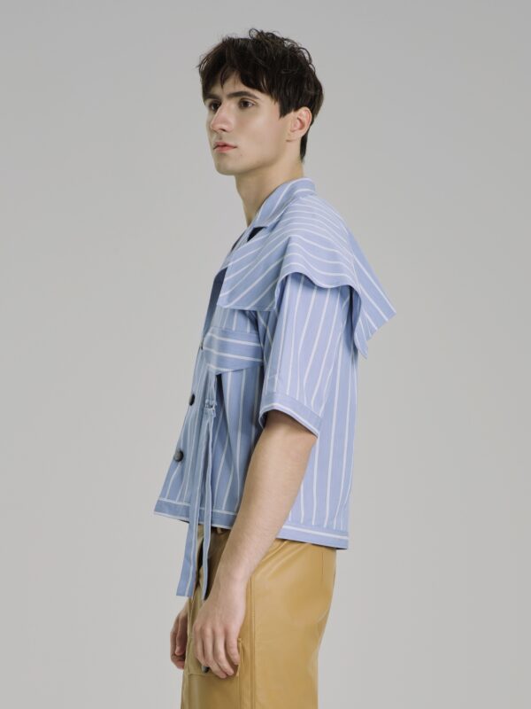 Bleu Ciel Stripe Shirt - Hình ảnh 2