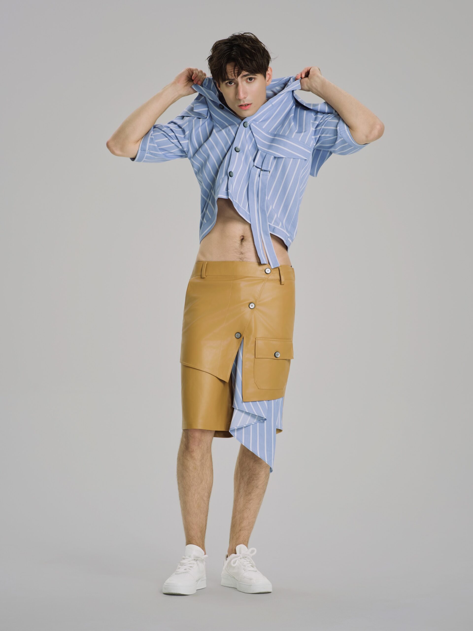 Bleu Ciel Asymmetric Short - Hình ảnh 6