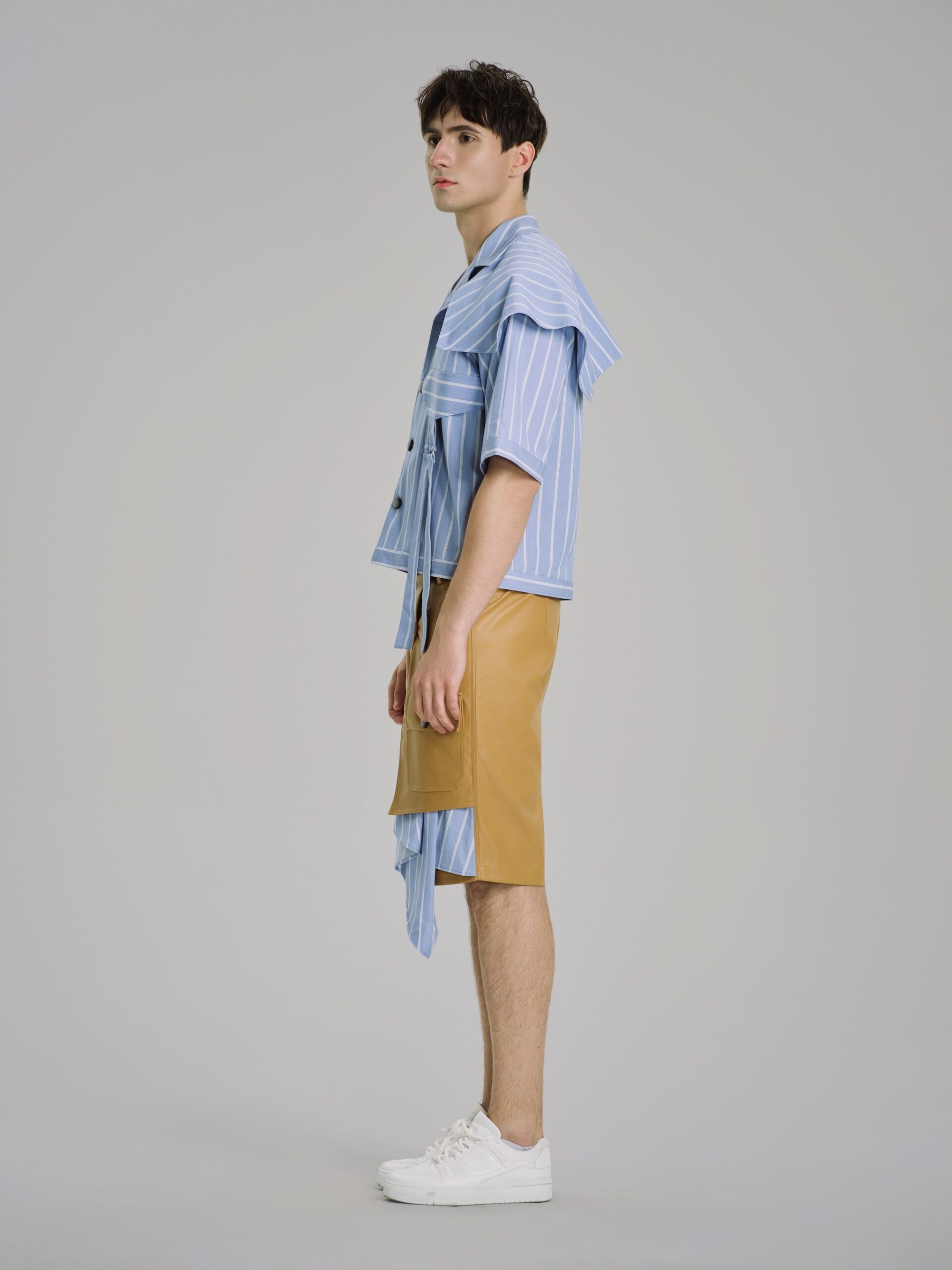 Bleu Ciel Asymmetric Short - Hình ảnh 8