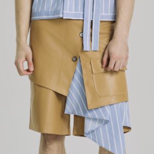 Bleu Ciel Asymmetric Short
