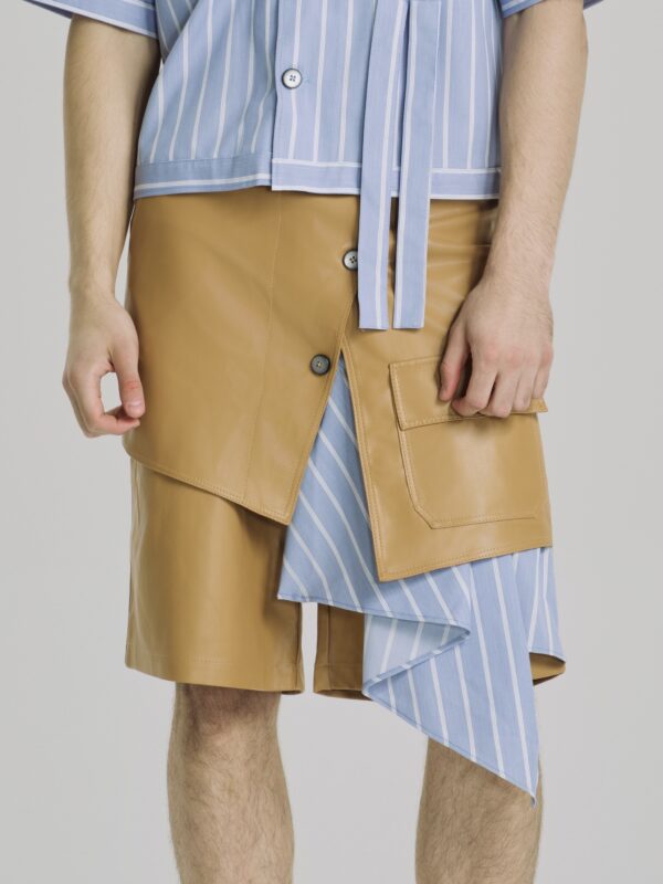 Bleu Ciel Asymmetric Short