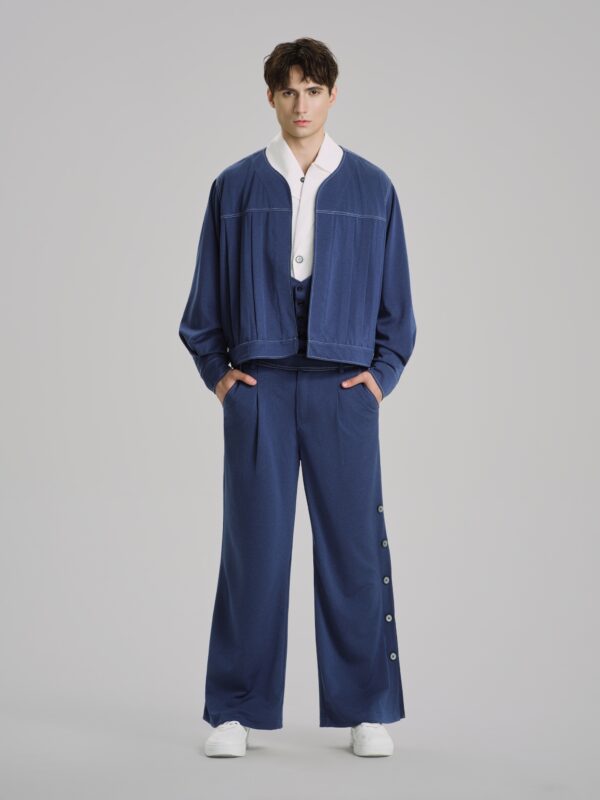 Bleu Marais Cropped Jacket - Hình ảnh 4