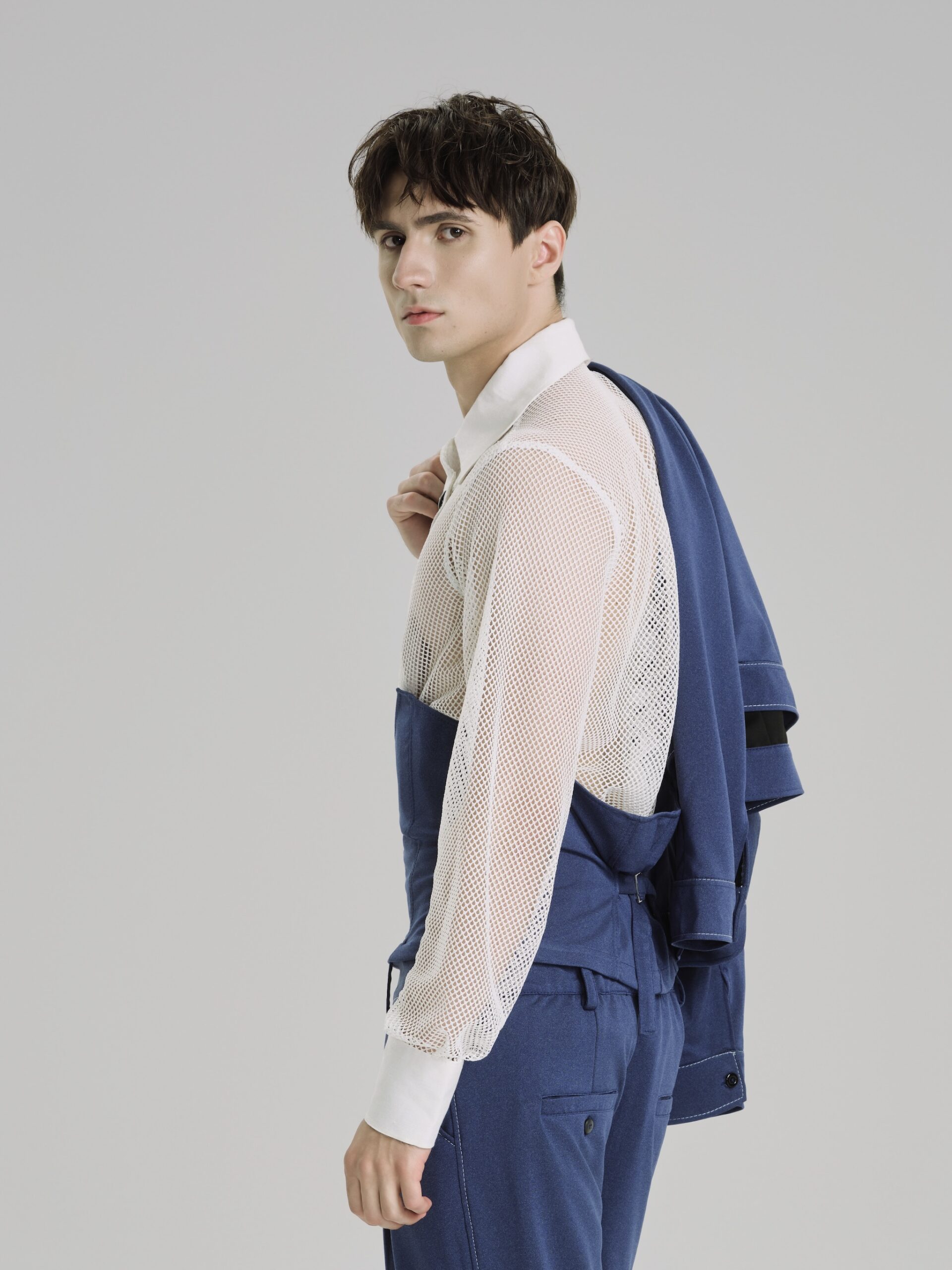 Bleu Marais Corset Vest - Hình ảnh 2