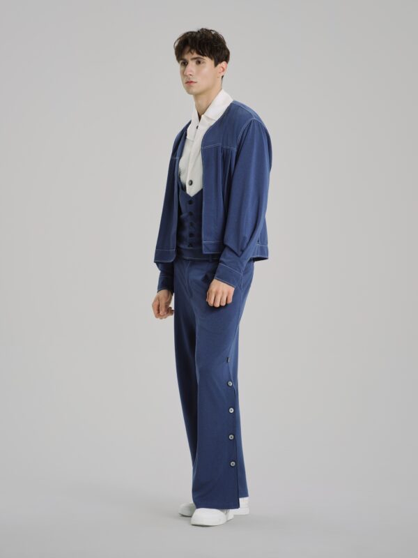 Bleu Marais Cropped Jacket - Hình ảnh 5