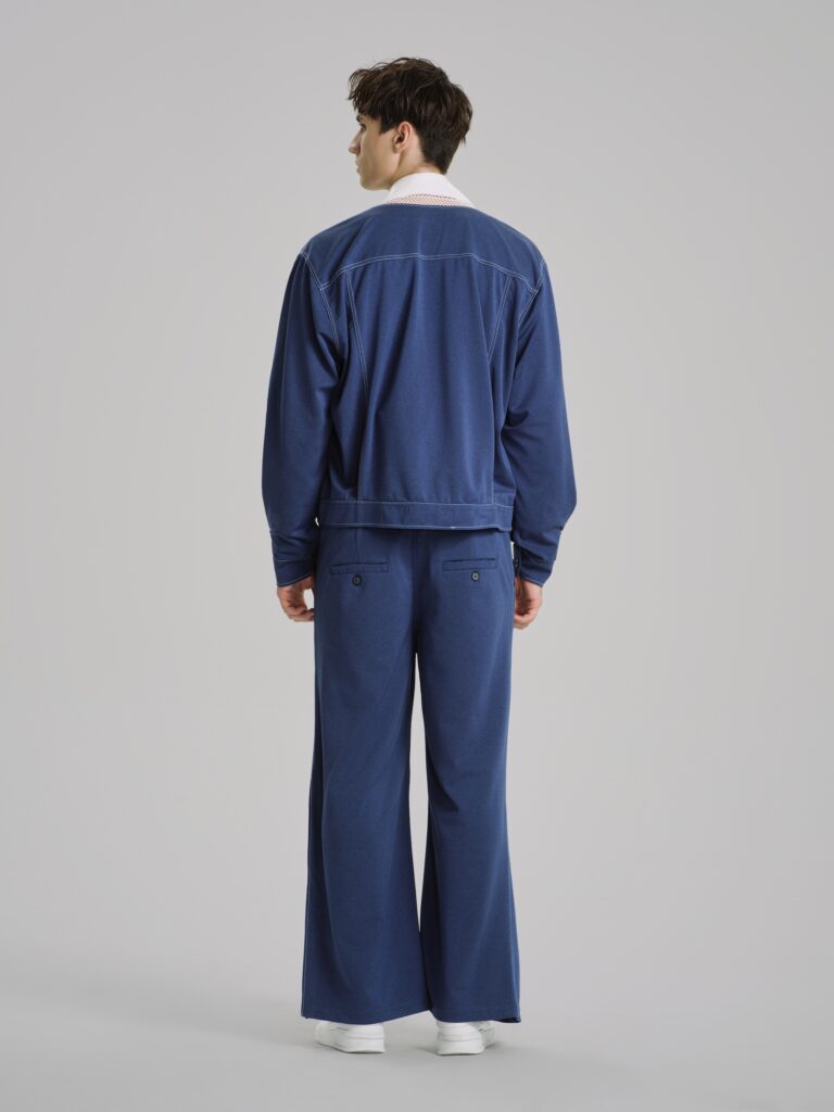Bleu Marais Cropped Jacket
