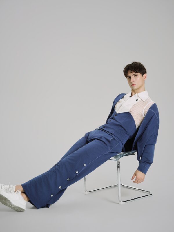 Bleu Marais Cropped Jacket - Hình ảnh 9