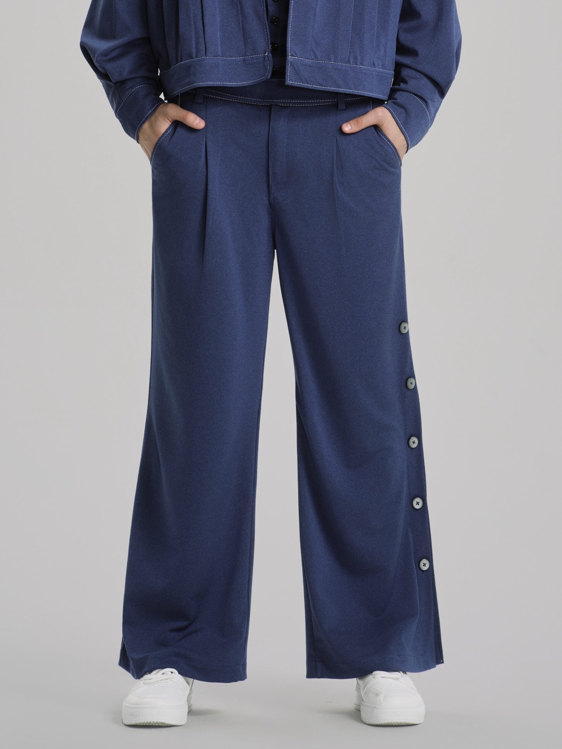 Bleu Marais Wide Pants - Hình ảnh 1