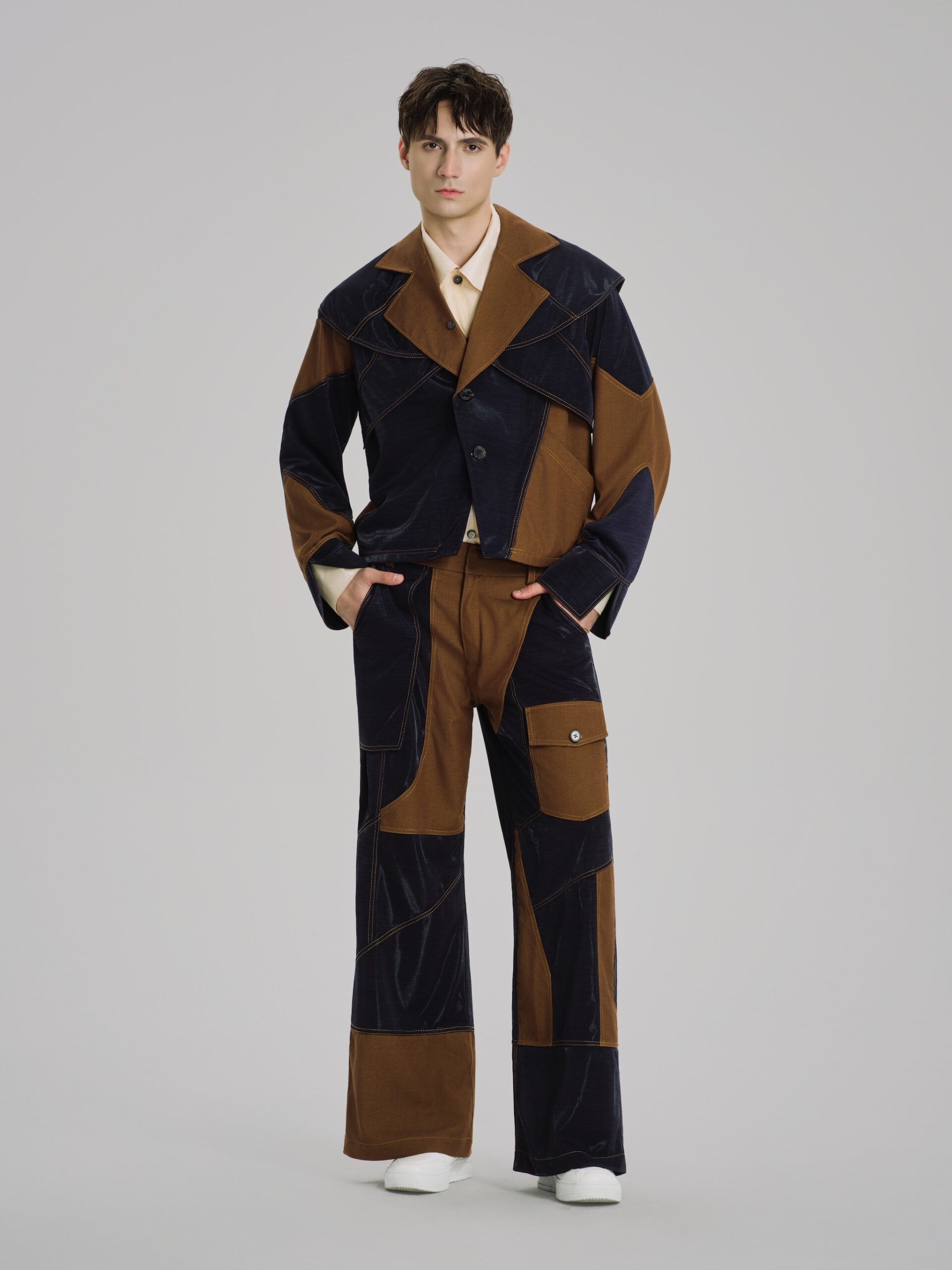 Café du Marais Patchwork Jacket - Hình ảnh 4
