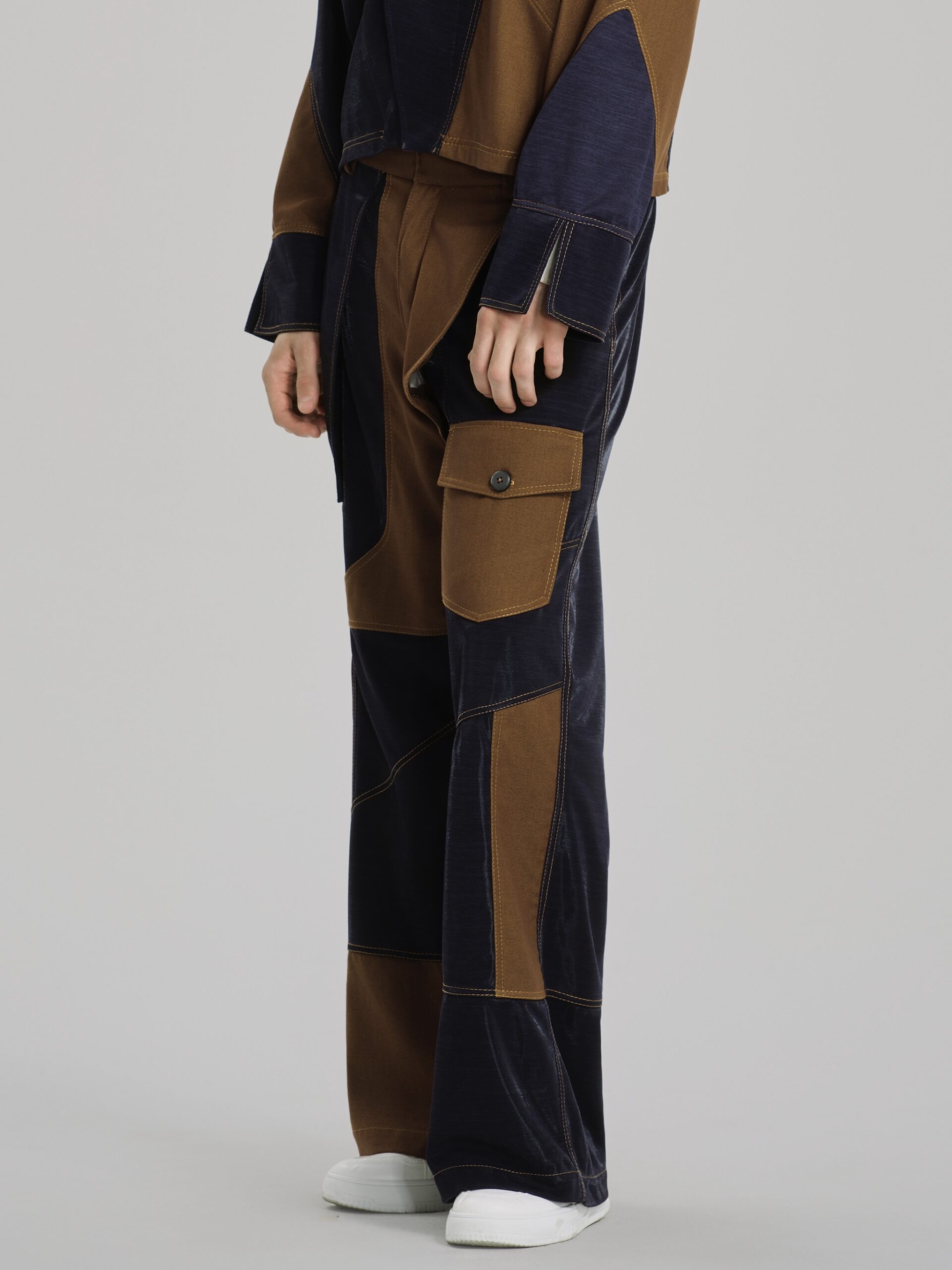 Café du Marais Patchwork Trousers - Hình ảnh 2