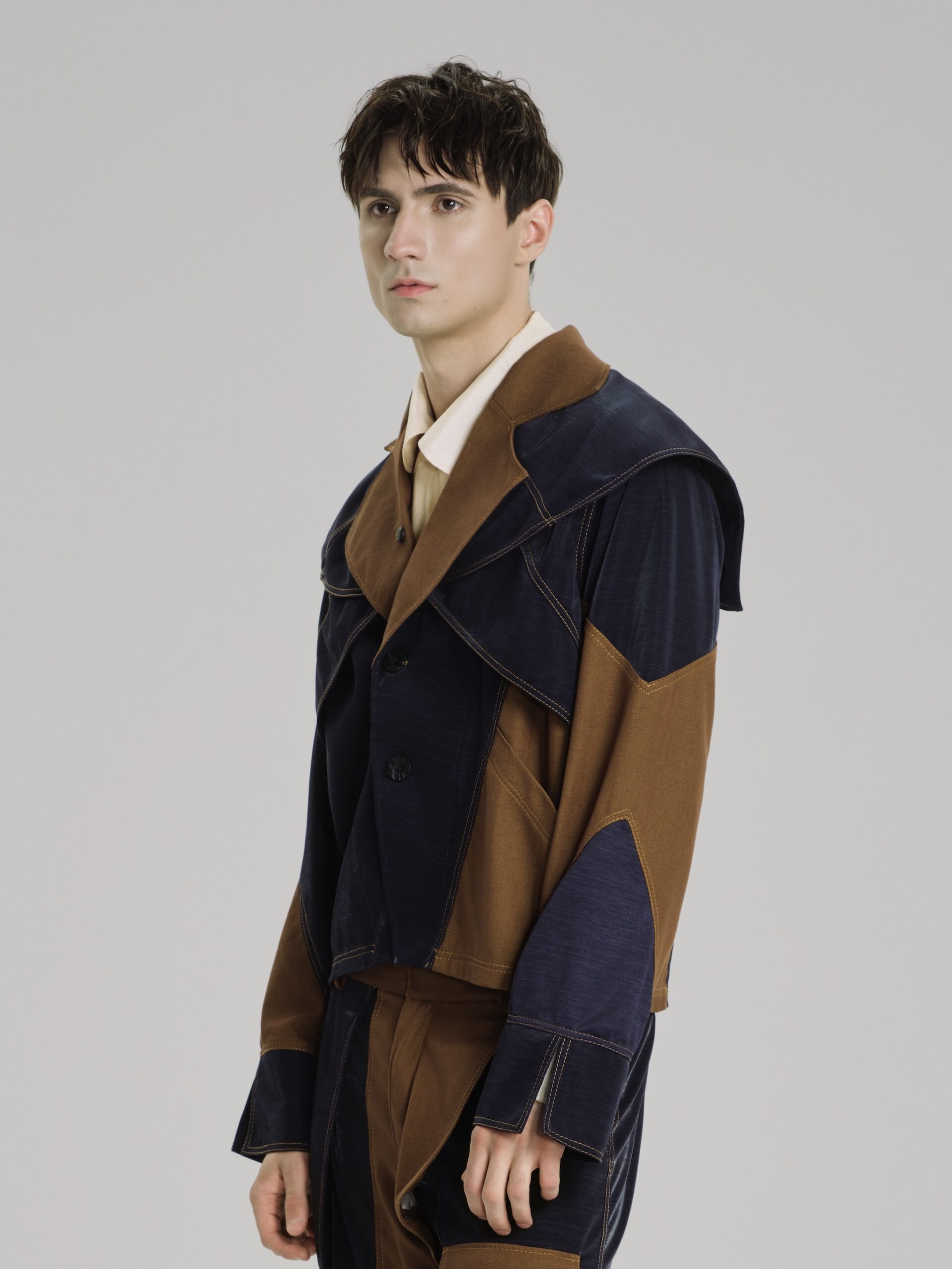 Café du Marais Patchwork Jacket - Hình ảnh 2