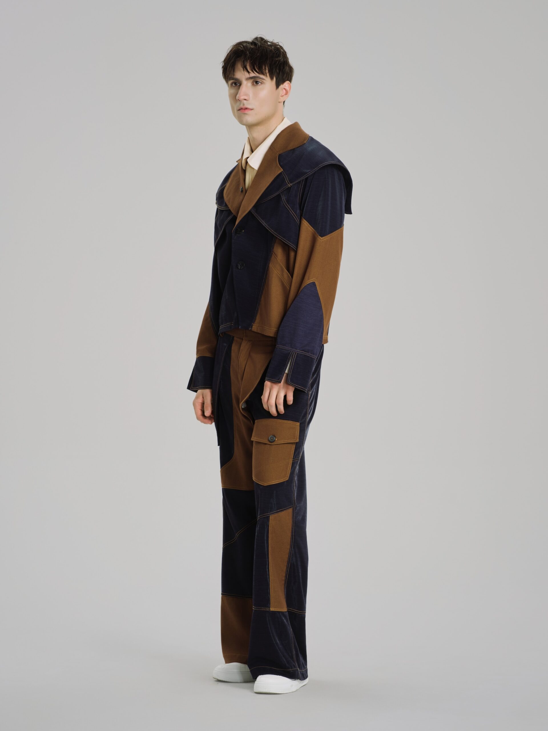 Café du Marais Patchwork Jacket - Hình ảnh 7