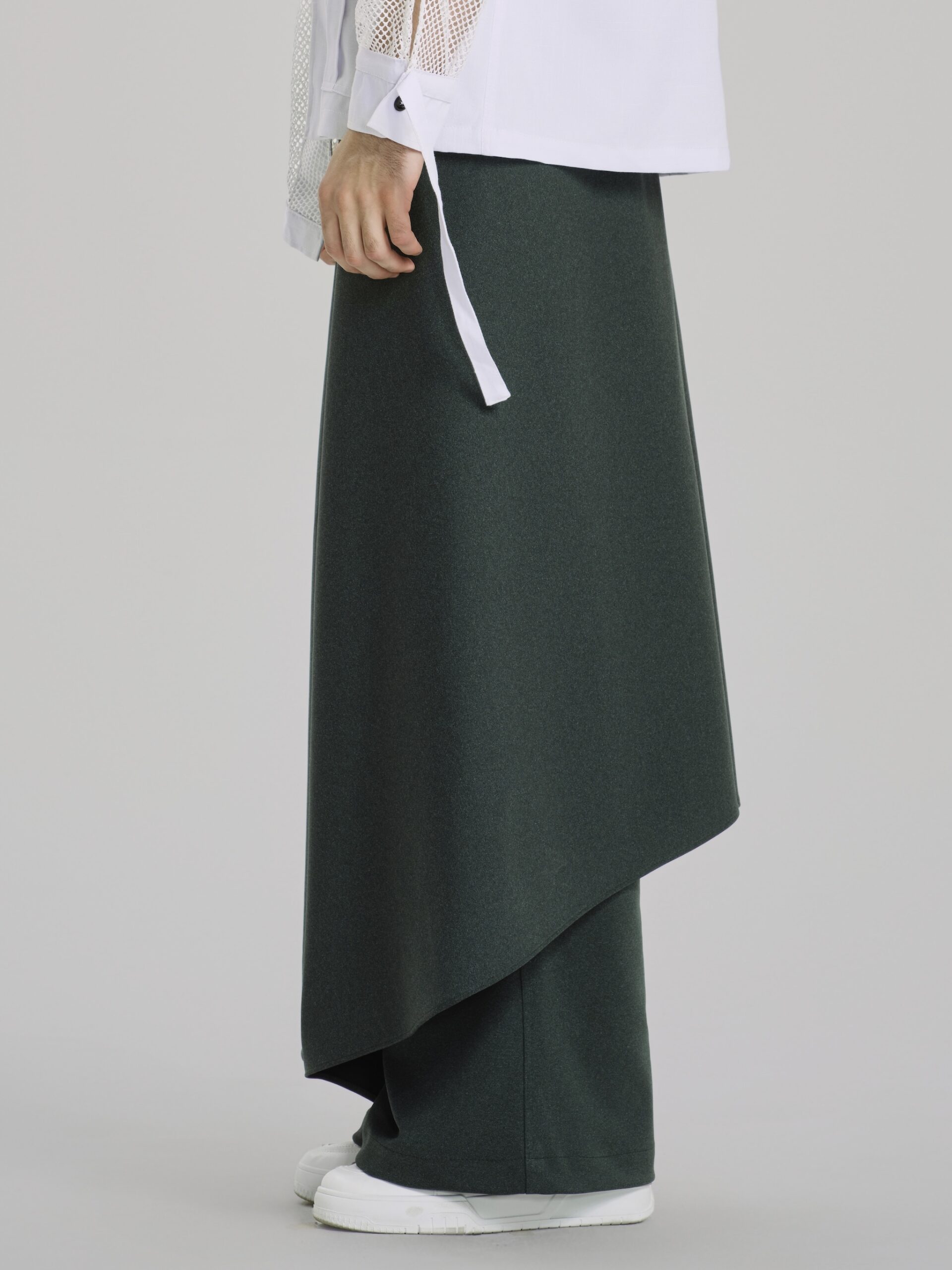 Le Silence Vert Draped Pants - Hình ảnh 2
