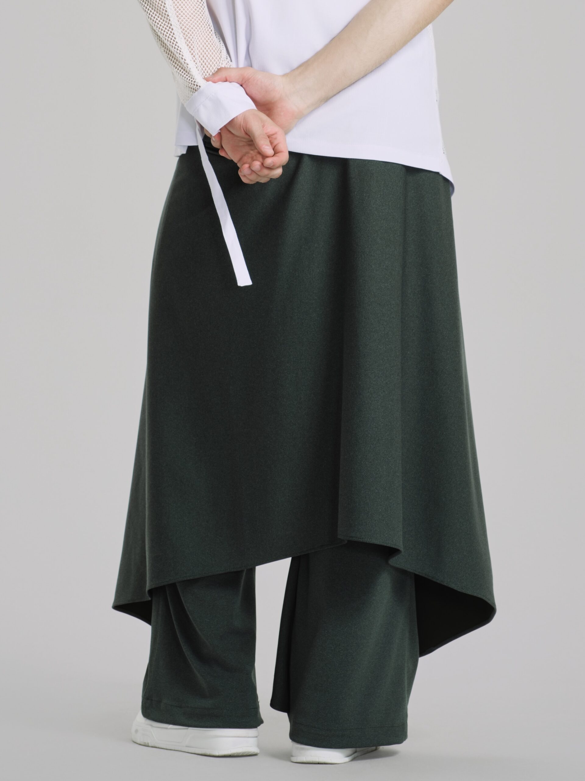 Le Silence Vert Draped Pants - Hình ảnh 3