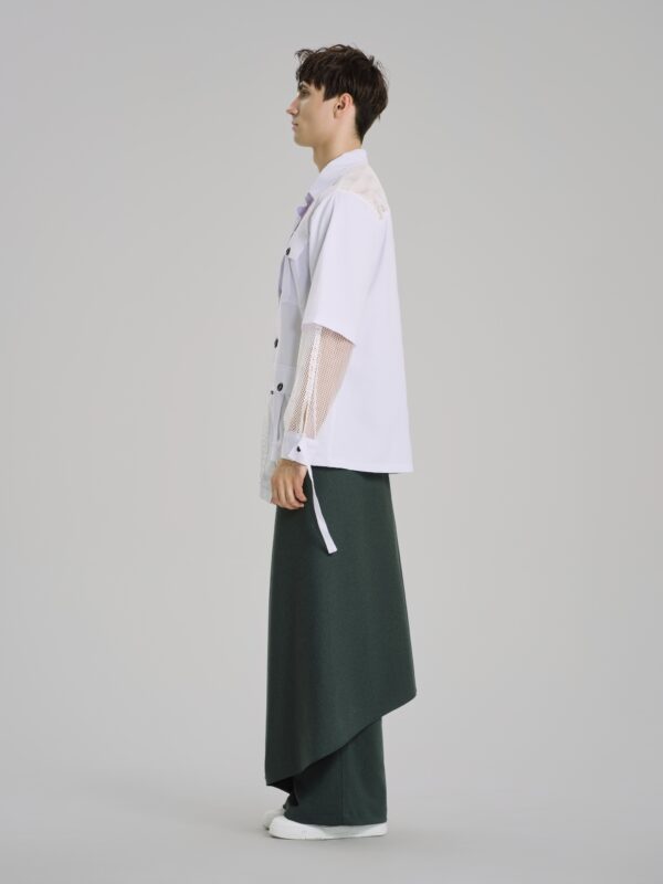 Le Silence Vert Draped Pants - Hình ảnh 5