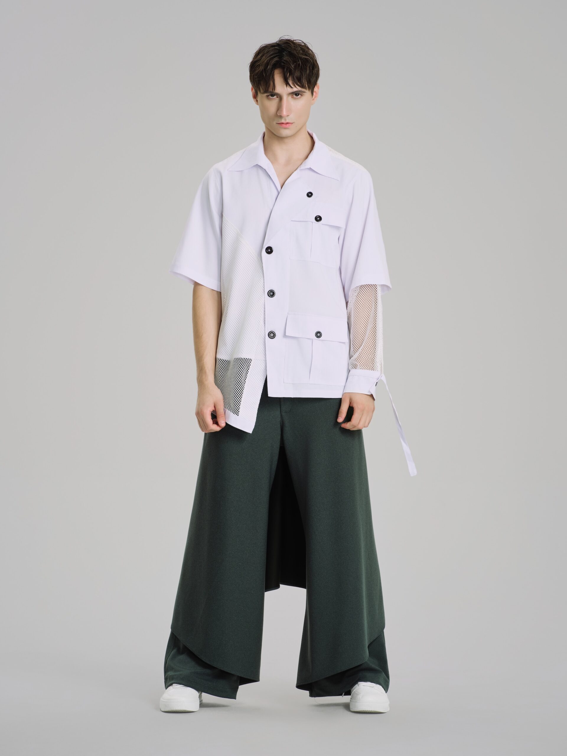 Le Silence Vert Mesh Shirt - Hình ảnh 6