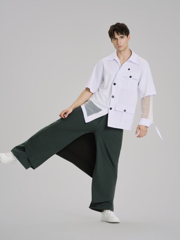 Le Silence Vert Mesh Shirt - Hình ảnh 5