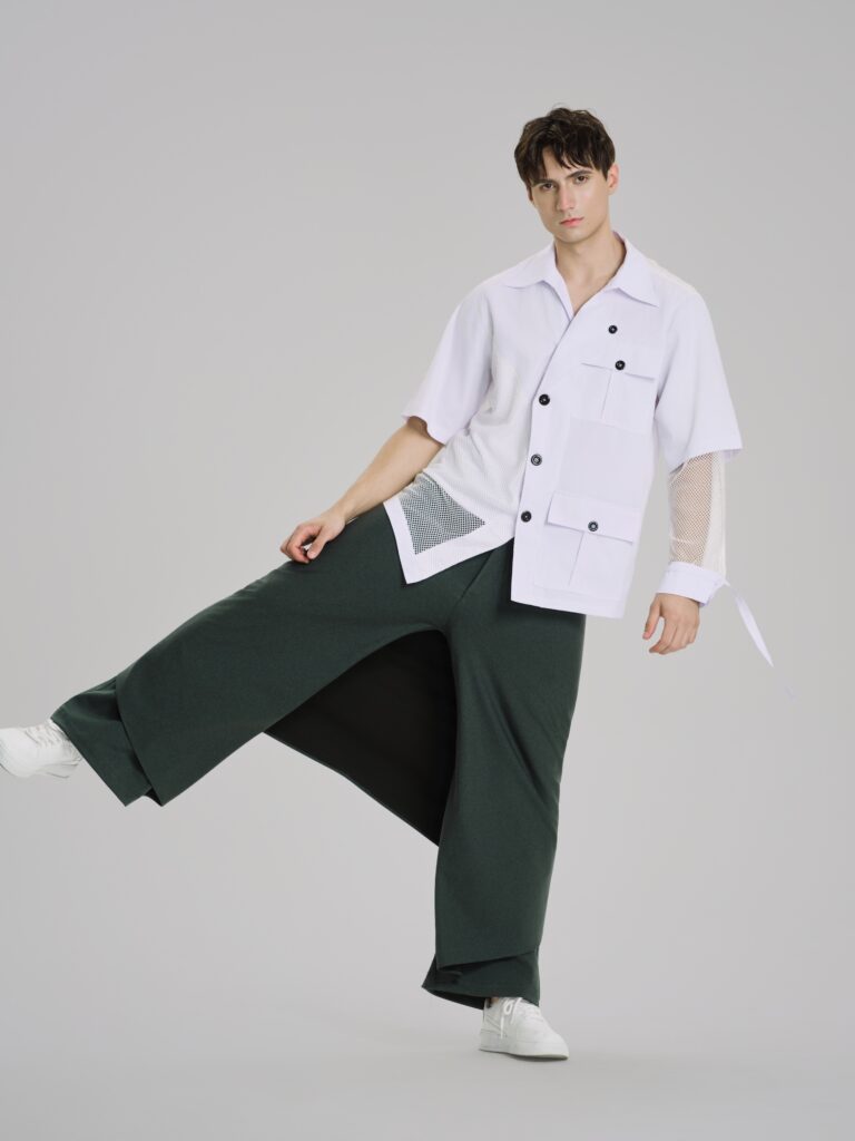 Le Silence Vert Mesh Shirt