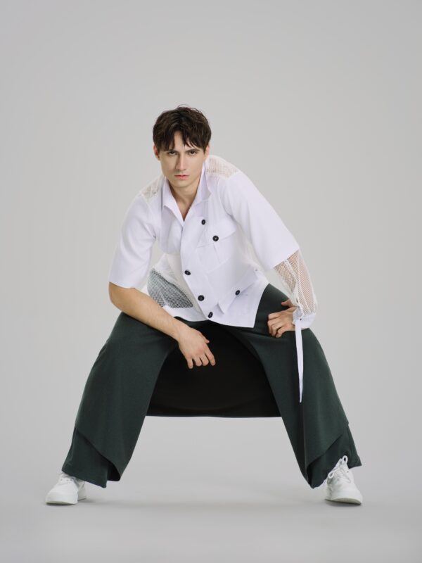 Le Silence Vert Mesh Shirt - Hình ảnh 9