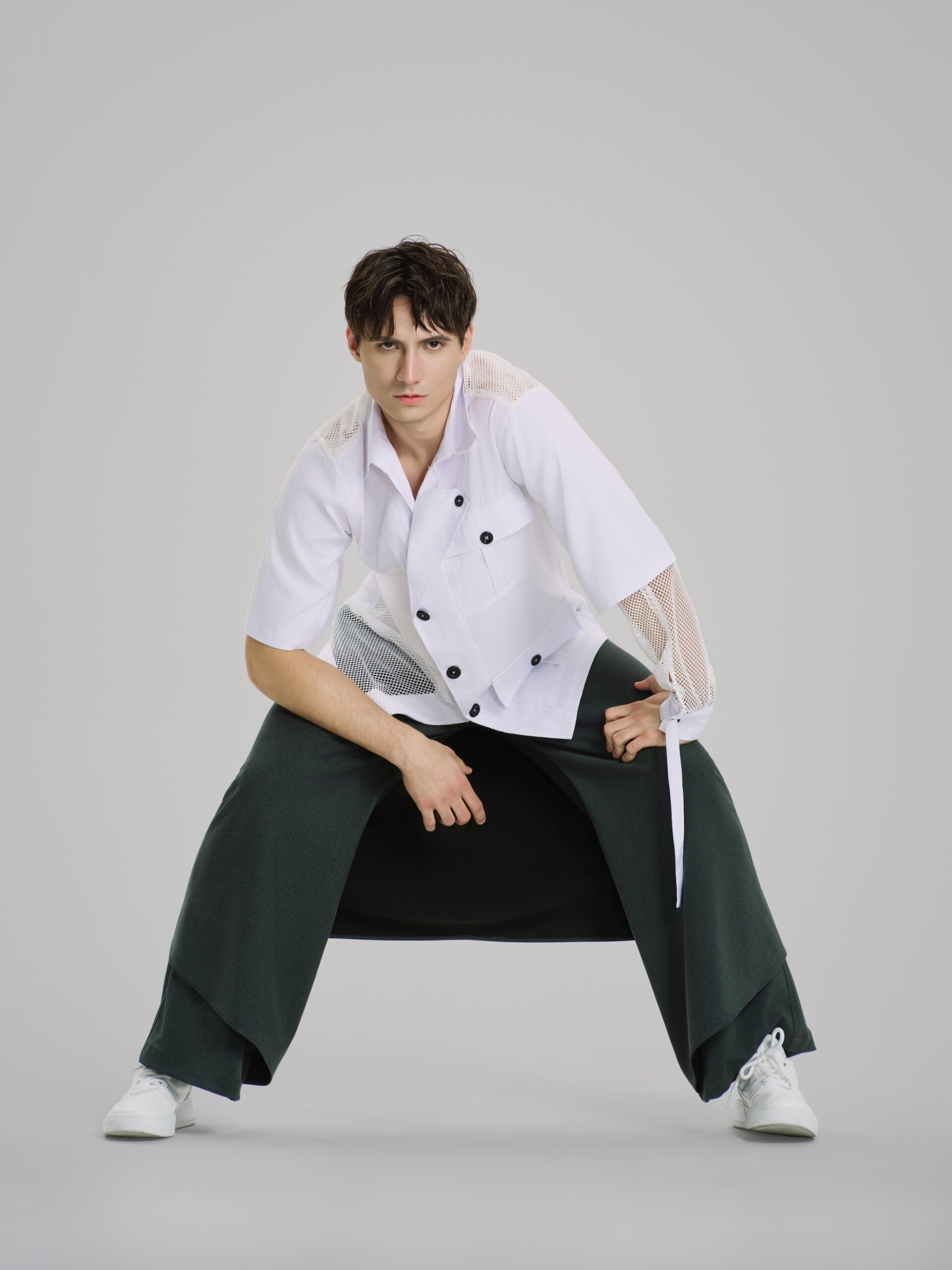Le Silence Vert Mesh Shirt - Hình ảnh 9