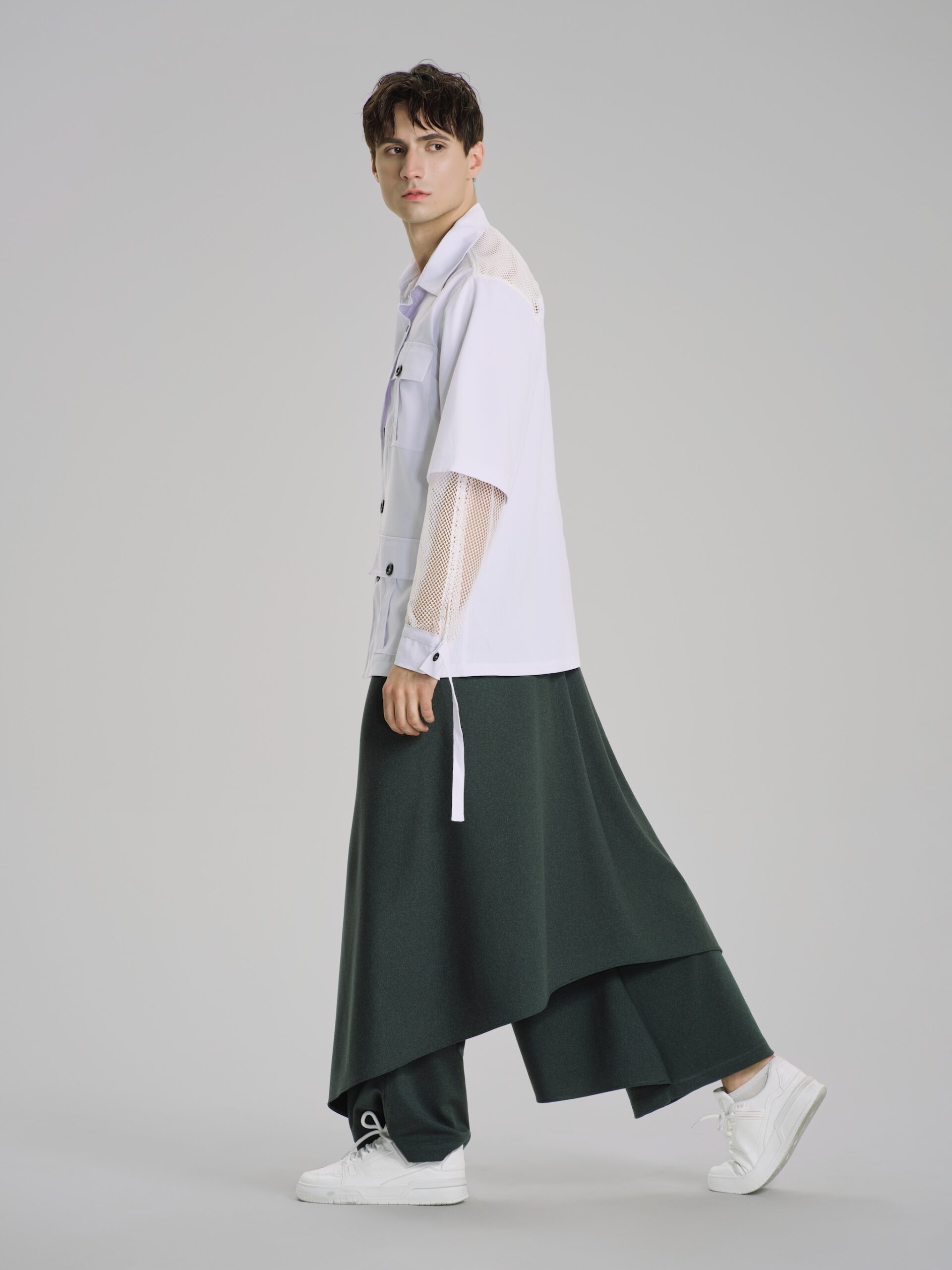 Le Silence Vert Mesh Shirt - Hình ảnh 8