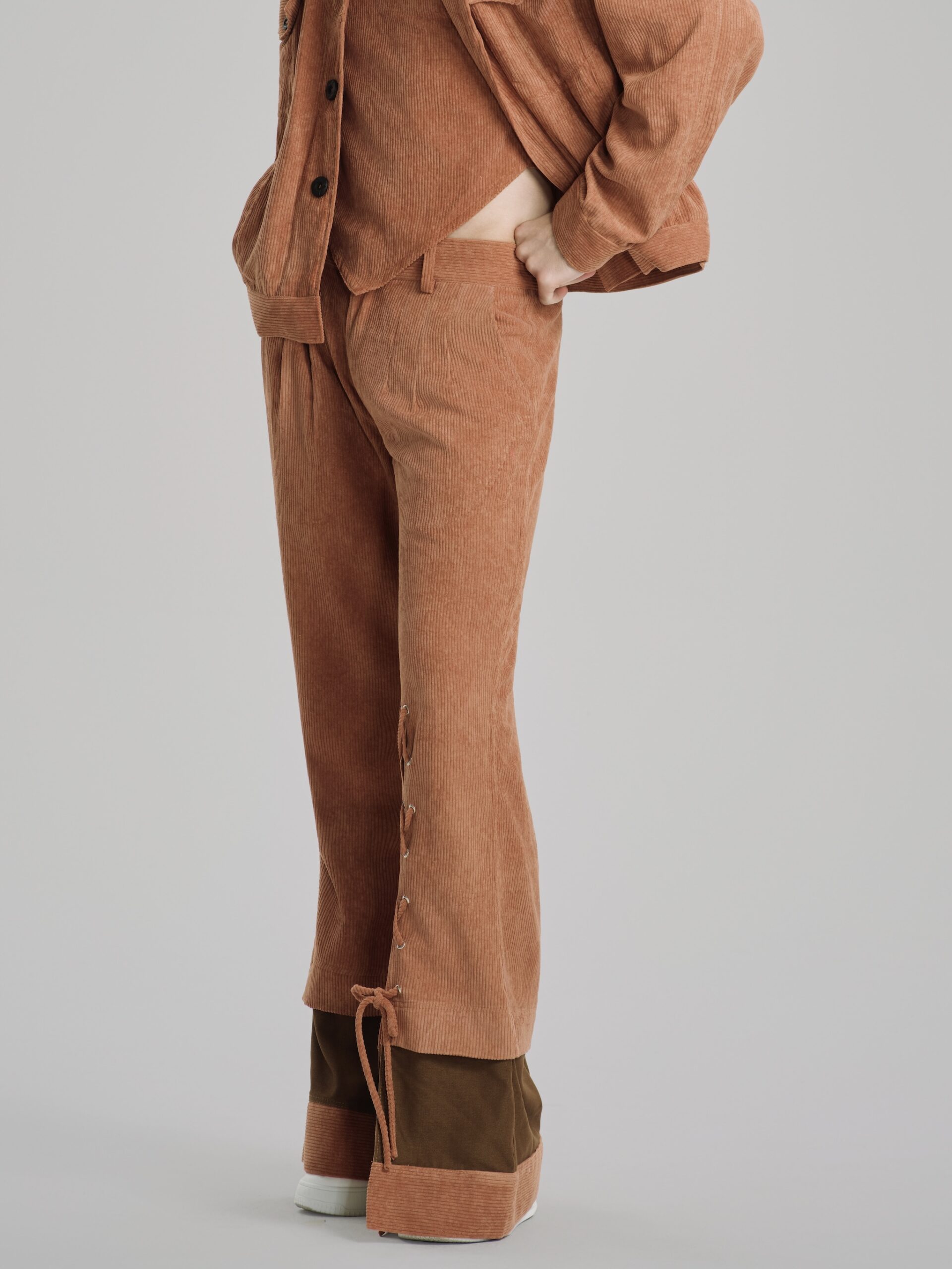 Terracotta Wide Pants - Hình ảnh 2