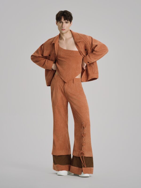 Terracotta Corduroy Jacket - Hình ảnh 6