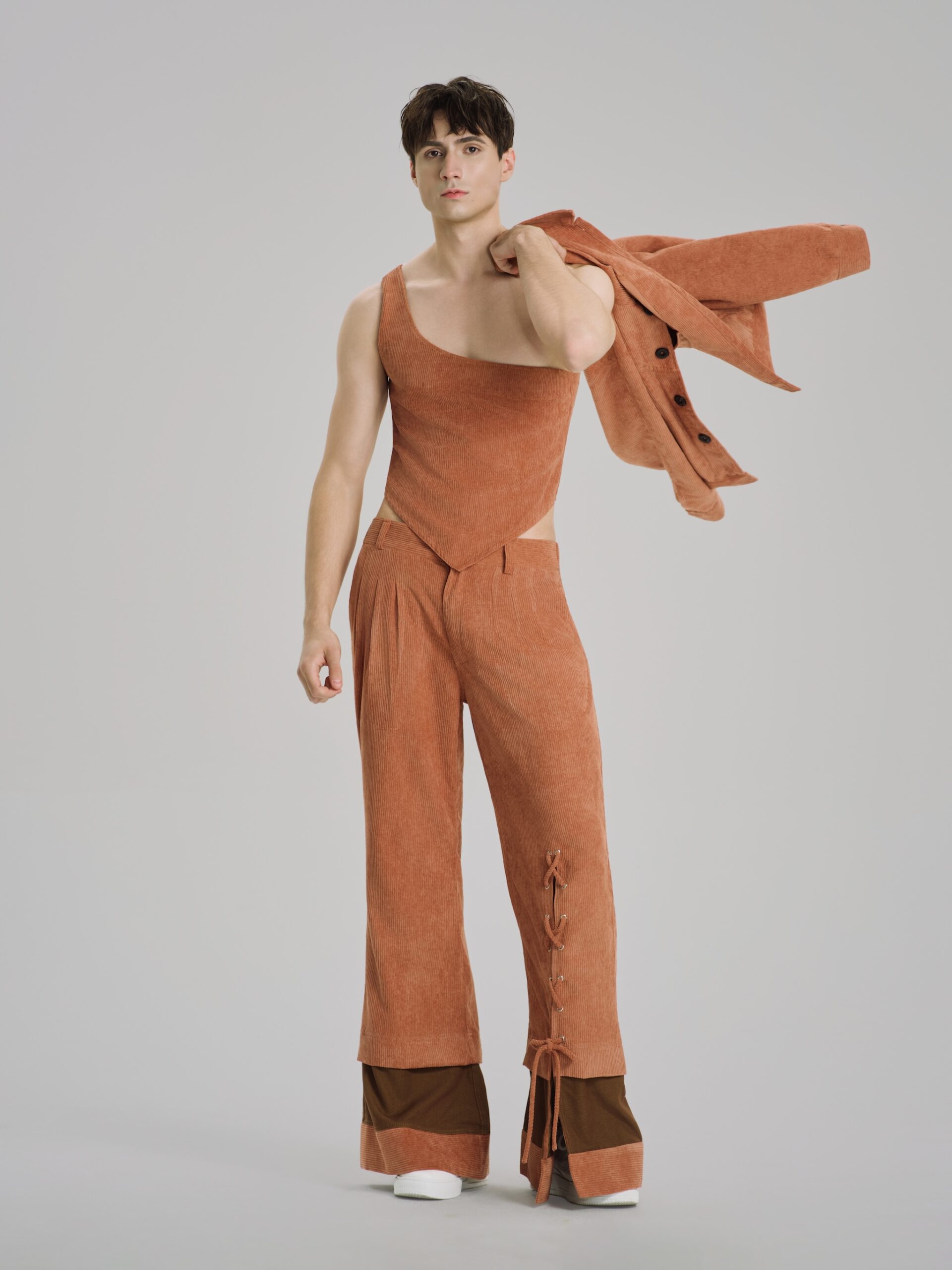 Terracotta One Shoulder Top - Hình ảnh 7